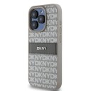 iPhone 15 Pro Max DKNY Repeat Pattern Tonal Stripe Deksel Beige