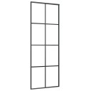  76x205cm ESG Glass Og Aluminium