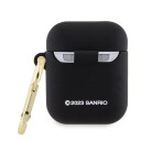 Hello Kitty Hka23dkhsk Airpods 1/2 Cover Black/Black Silicone 3D Kitty Head