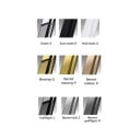 Novellini N180 F Sidefastfelt for Inlinea Hjørne Rose Gull / 90cm Klart Glass
