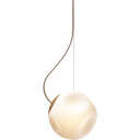 Bright Barocco Pendel Opal/Messing/Kremhvit ledning