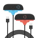 USB ladekabler til Nintendo Switch 2 Joy Con – 2 pakning