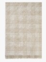 Lorena Canals Vaskbar Vichy Gulvteppe 90x120 cm Ivory