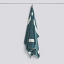 Stripe Bath Towel 100x150 cm Petrol Blue