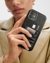 Statement Case Quilted Black Mini Pocket