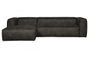 WOOOD - Bean Sofa m/venstrevendt sjeselong - Sort