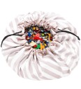 Play&Go Lekematte Ø: 140 Cm Striper Rosa Play&Go OneSize Lekematte Hvit