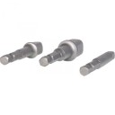 Ks Tools Firkantadapter-bitsett 1/4" 3 Deler 100 g