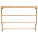 vidaXL Håndklestativ 60x25,5x49 cm heltre valnøtt