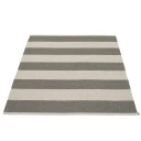 Pappelina Bob teppe Charcoal/Linen 140 x 180 cm