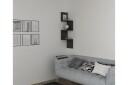 Vegghylle Zikazak 25x25 cm   Antrasitt