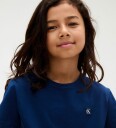 Calvin Klein T skjorte   Mono Mini Merke   Blue Jean   Calvin Klein   8 år 128   T skjorte   Blå