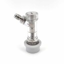 Ball lock for CO2 med tilbakeslagsventil med MFL gjenger
