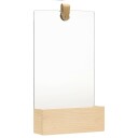 vidaXL Veggspeil heltre furu 23x39,5 cm