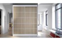 Garderobe Camino LED-belysning - Hvit/Eik