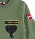 DYR Cph Collegegenser   Dyrepasser   Sage Elefant   DYR   5 år 110   Collegegenser   Grønn