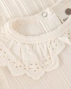 En Fant Body Ls Pointelle   Cream   92