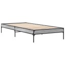  Sengeramme grå sonoma 90x190 cm konstruert tre og metall 8721012985803