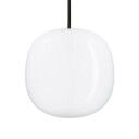 Piet Hein Superkube 200P Taklampe Opal med Sort Ledning