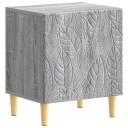  Nattbord 2 pcs Grå Sonoma 43 x 34,5 x 50 cm Konstruert tre