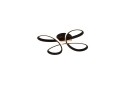 Trio Lighting Taklampe Fly 40 cm Matt svart
