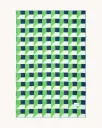Maison Deux Cubics Pledd Grønn/Marine