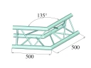 Alutruss Trilock 6082ac-23 2-Way Corner 135°