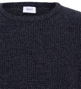 Grunt Genser   Strikk   Grønntone   Navy Melert   Grunt   10 år 140   Genser   Blå