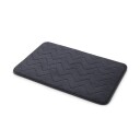 Hefe Mousse badematte, 50x80 cm, antrasitt