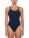 NIKE SWIM Nike Hydrastrong Solid Spiderback One Piece - Navy - 34