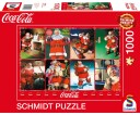 Schmidt puslespill Coca Cola julenisse puslespill 1000 brikker