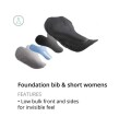 7mesh Foundation Bib Short W"s black XS