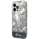 Guess Iphone 14 Pro Deksel Toile De Jouy Grå