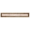 Teppe Runner MARSA Svart 50 x 300 cm Polyester og PVC