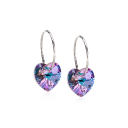Blomdahl Natural Titanium Heart 10 mm  Lilac