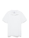 Filippa K Stretch Cotton Polo T-Shirt - White - L