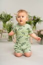 Gullkorn Spurven babyromper soft grønn 62 62