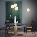 Trio Lighting Pure gulvlampe messing
