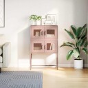  Highboard Rosa 68x39x107 cm Stål 8721158371799