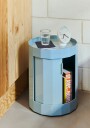 HAY Facet Cabinet low sidebord 49 cm Misty blue