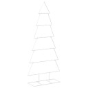 vidaXL Juletre i metall med fot KUOPIO 180 cm Stål Hvit