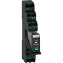 Schneider Electric 10 stk Relé med stikkontakt+test 2CO 230V push-in, RXG21P7PVP