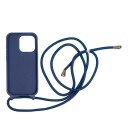 Mobile Origin-deksel til iPhone 15 Pro (m/ ledning) Blå