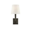 Square Tube vägglampa brons