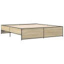  Sengeramme sonoma eik 180x200 cm konstruert tre og metall 8721102610639