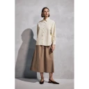 Notyz Dame Skjørt Beige L,