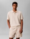 Calvin Klein Ss Supima Cotton Polo 14Gg   Cream   L