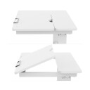 Barneskrivebord HOME4YOU Ergo Kid med 1 motor 112x60x56-80 cm hvit - Hvit
