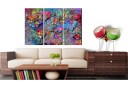 Bilde World Map Colourful Whirl 120x80 Artgeist sp. z o. o.