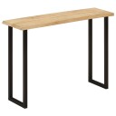  Konsollbord med naturlig kant 105x33x76 cm heltre akasie 8721012364905